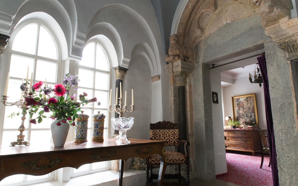 Zabtkowe wnętrza zamkowe w zamku w Westerburgi