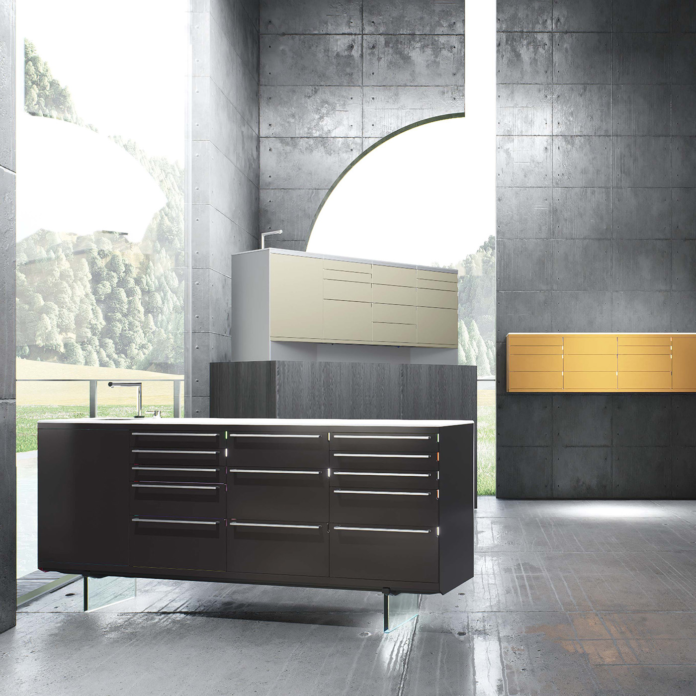 meble dental art TAO LED 2