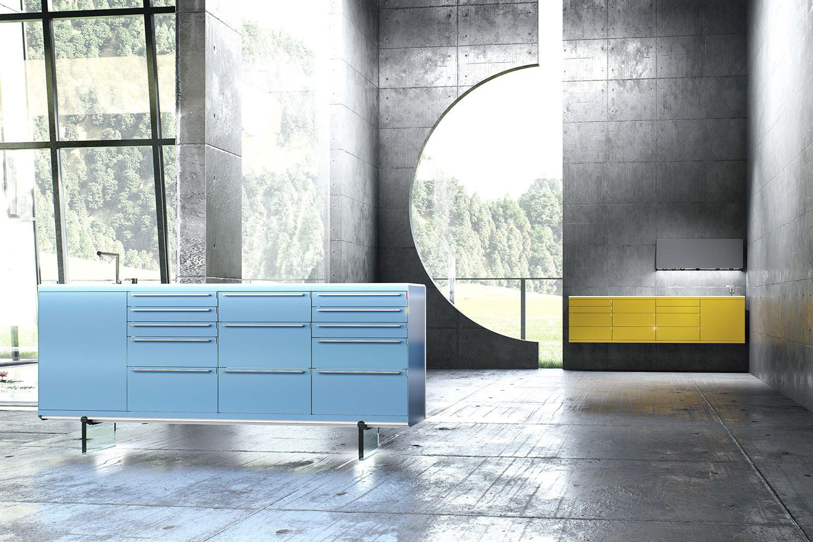 meble dental art TAO LED 3