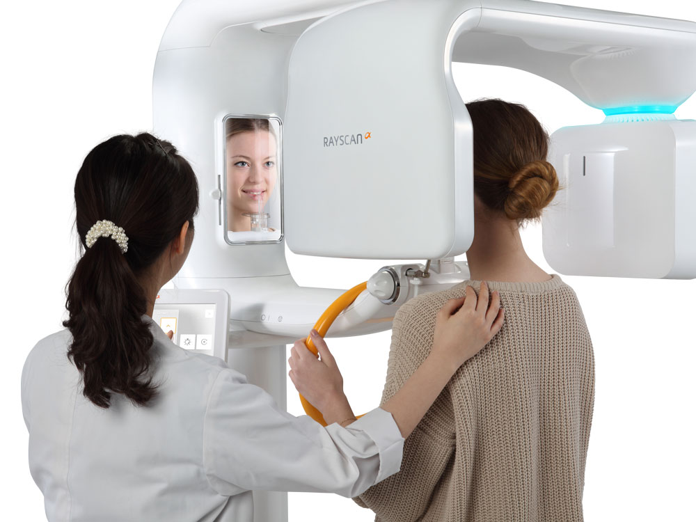 pozycjonowanie pacjenta tomograf cbct
