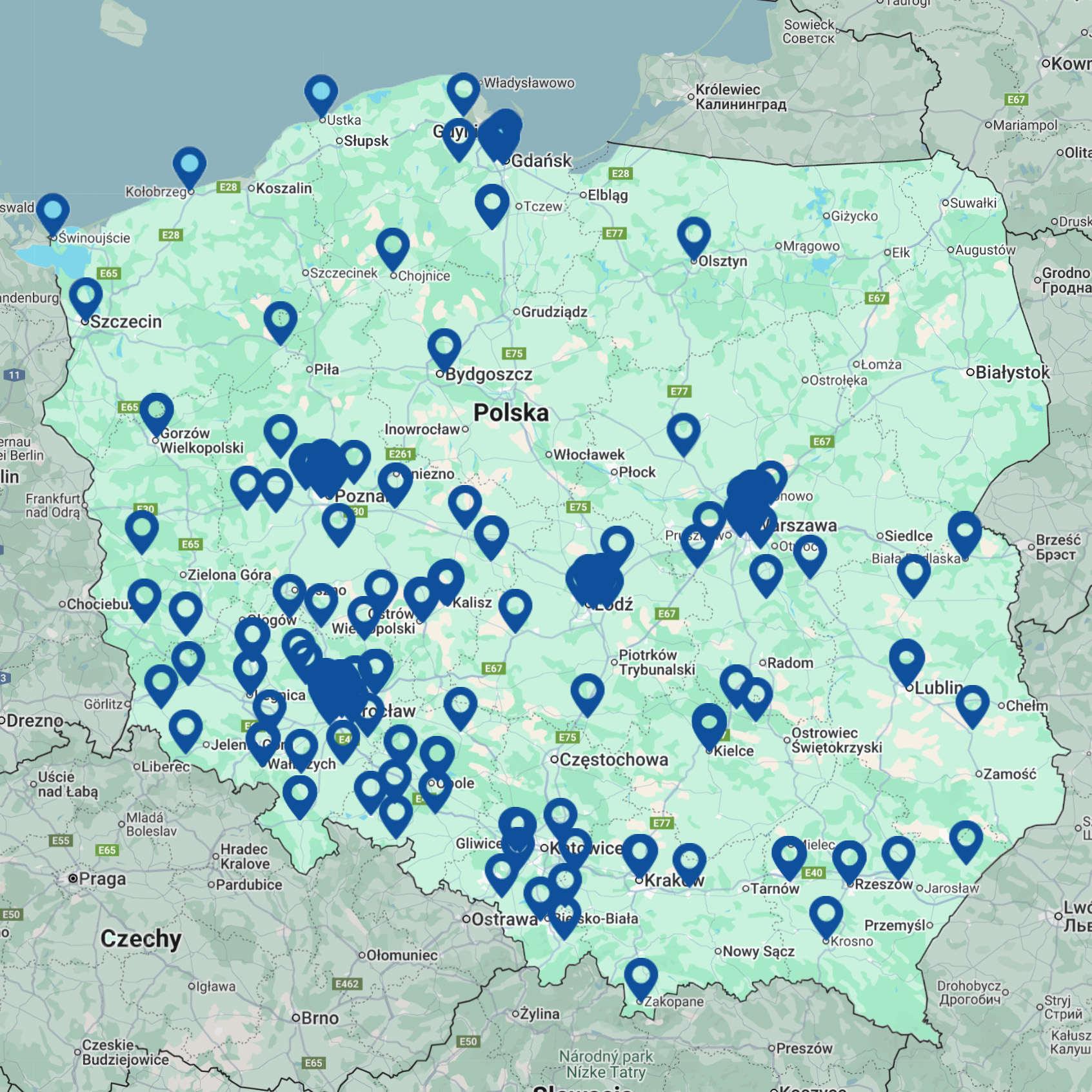 mapa realizacji ray 2